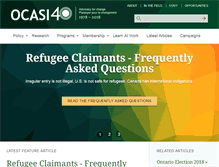 Tablet Screenshot of ocasi.org